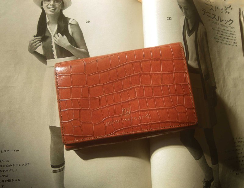 【老時光 OLD-TIME】早期二手老包西班牙品牌中皮夾 - 居家收納/收納盒/儲物盒 - 其他材質 多色