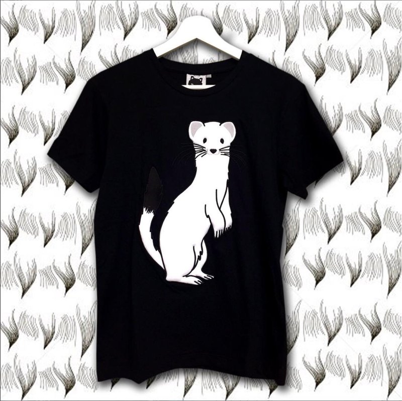 Foxpixel 3D Embroidery Tee with Ermine