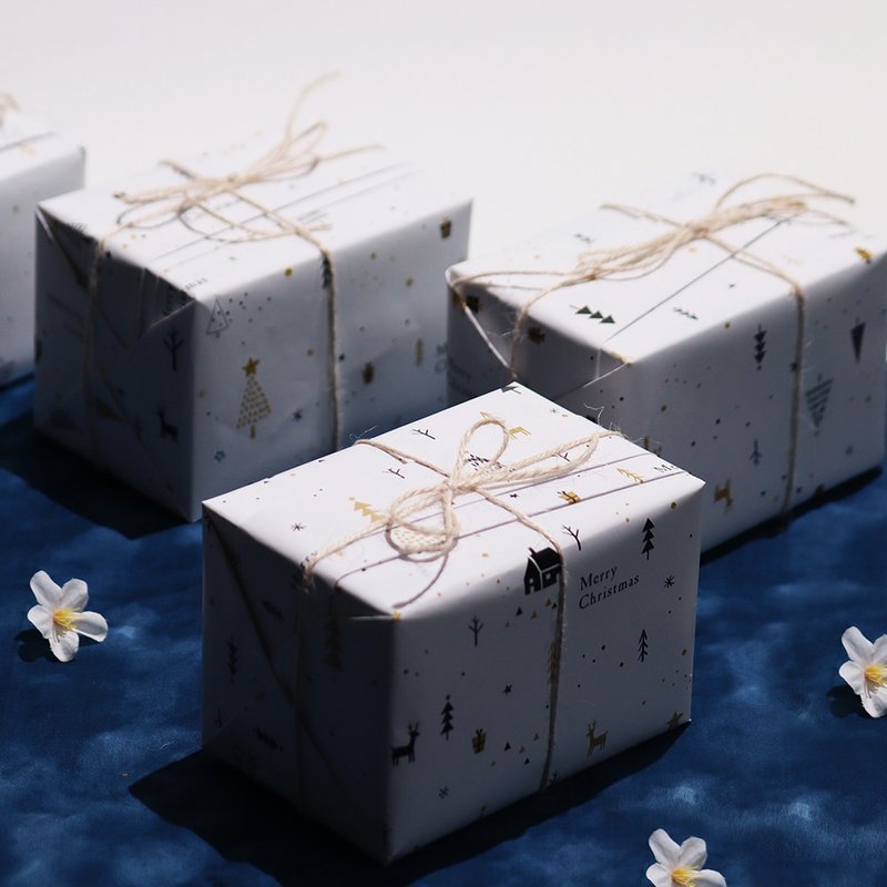 Price increase purchase packaging service simple packaging service advanced packaging paper + hemp rope - blue