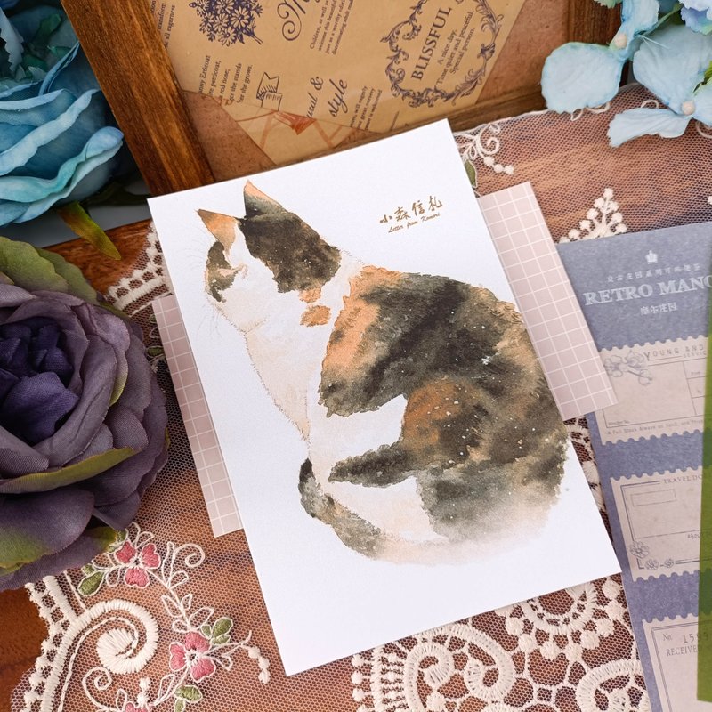LS143貓咪明信片_04_Cat Postcard_04/明信片 - 卡片/明信片 - 紙