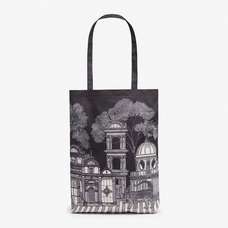 【INOUI EDITIONS】MIRAGE 肩背購物袋 - 側背包/斜背包 - 其他材質 黑色