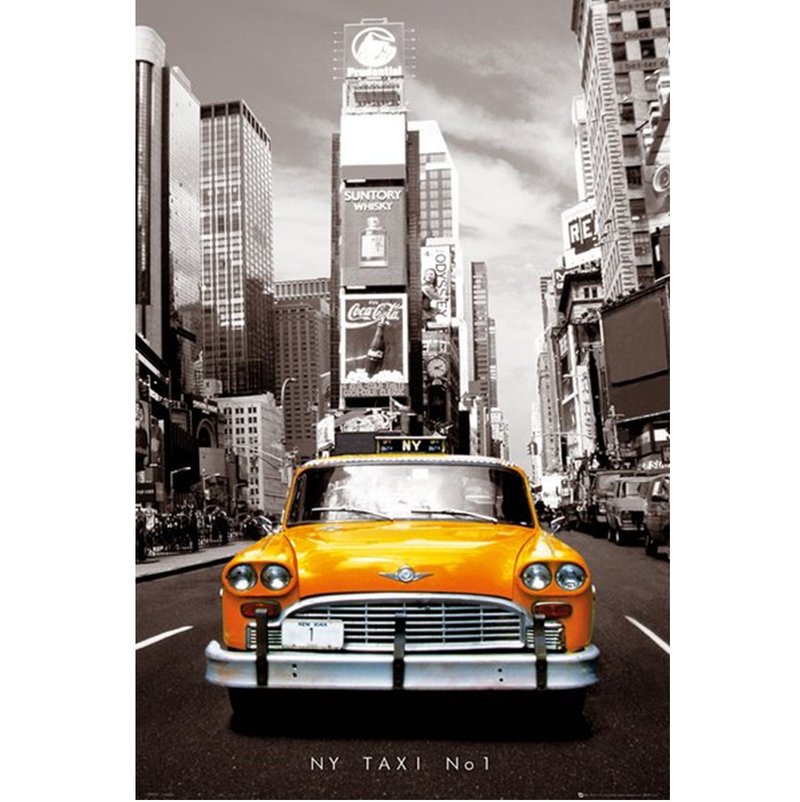 紐約小黃計程車 NEW YORK Taxi No 1 – 英國進口攝影海報 - 海報/掛畫/掛布 - 其他材質 多色