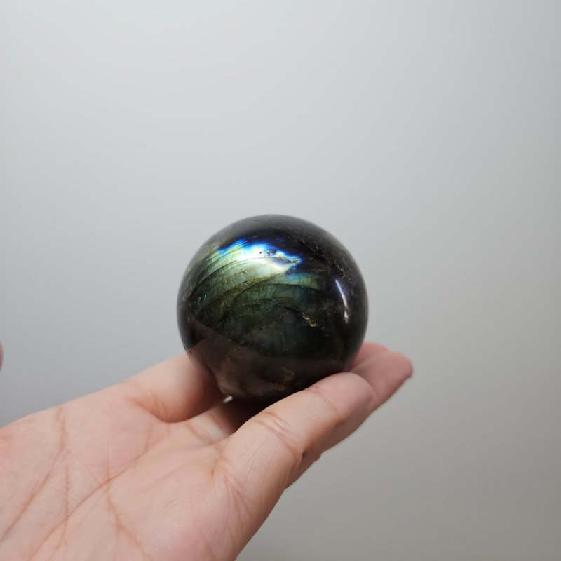 拉長石球 - 804 - 擺飾/家飾品 - 水晶 黑色