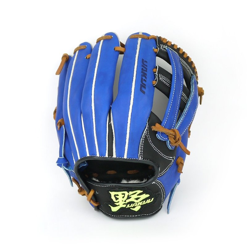 【野YAKYU】即戰力系列 12吋_井字_藍+黑 - 運動配件 - 真皮 藍色