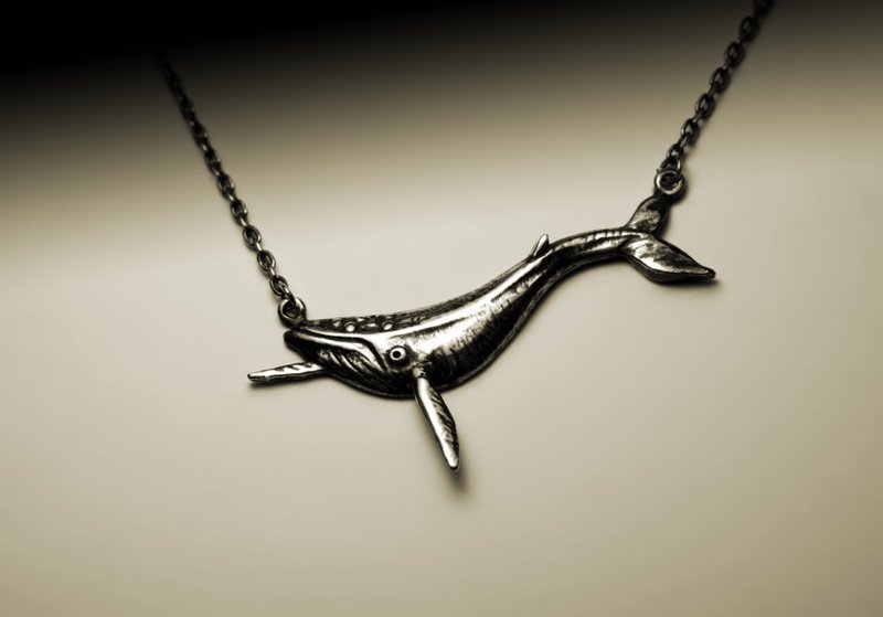 Blue Whale Necklace