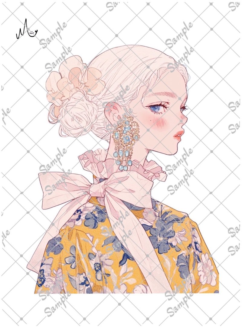 オリジナル人物ステッカー - 貼紙 - 紙