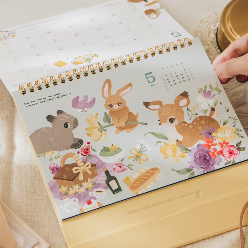 2026桌曆-與你同日Little corners in life - 日曆/月曆/年曆 - 紙 多色