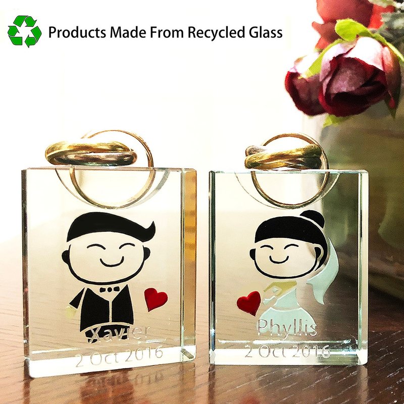 Wedding Ring Holder - Western Wedding 3(including casting&coloring names & date)