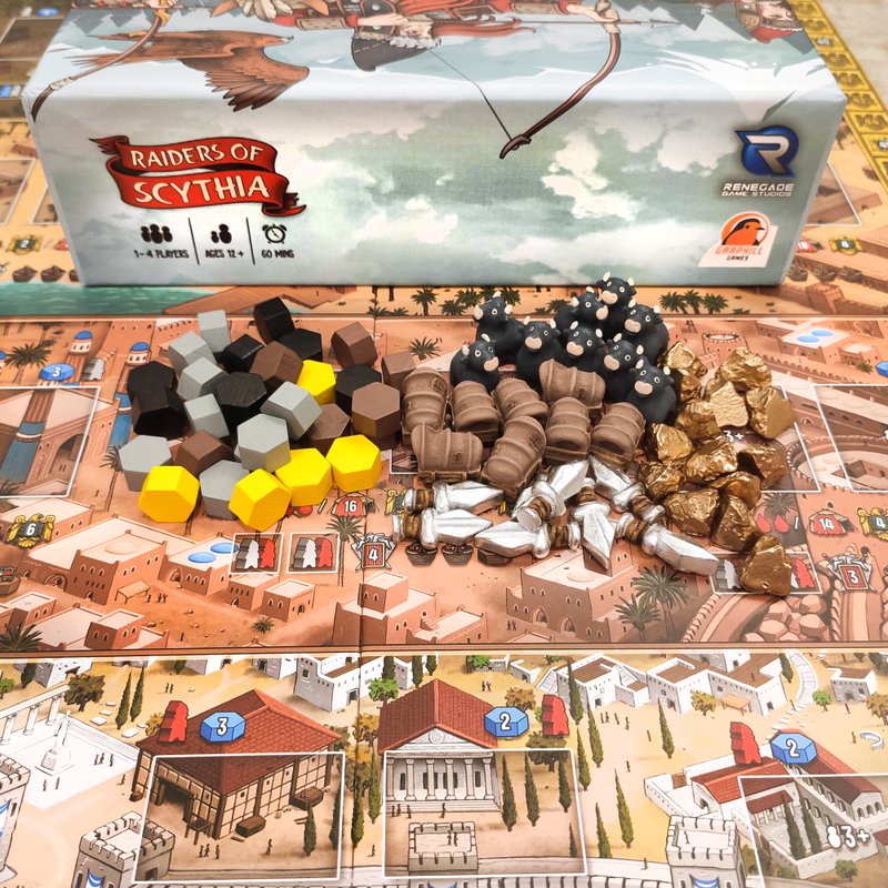 與 Scythia 棋盤遊戲攻略兼容的豪華資源代幣第 1 包。 - 桌遊/卡牌 - 其他材質