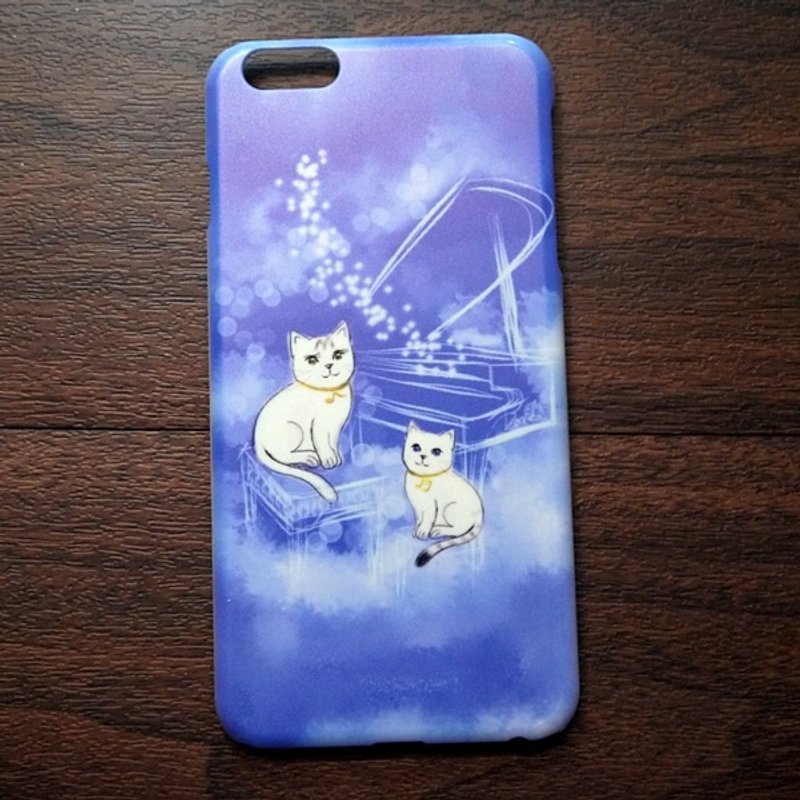 Watercolor cat s022 kitty cat Videos David Waltz iPhone (i5.i6s, i6splus.I7.I7plus) / Android (Samsung, Samsung, HTC, Sony) designer mobile phone shell / protective cover / kitty cat phone shell