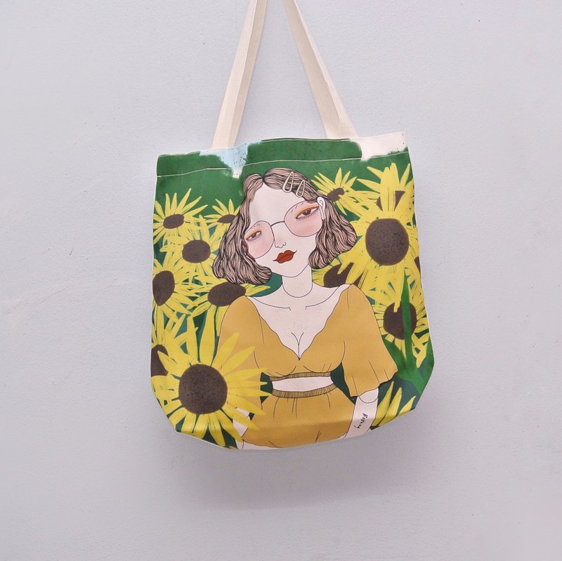 Summer Sunflowers Tote Bag