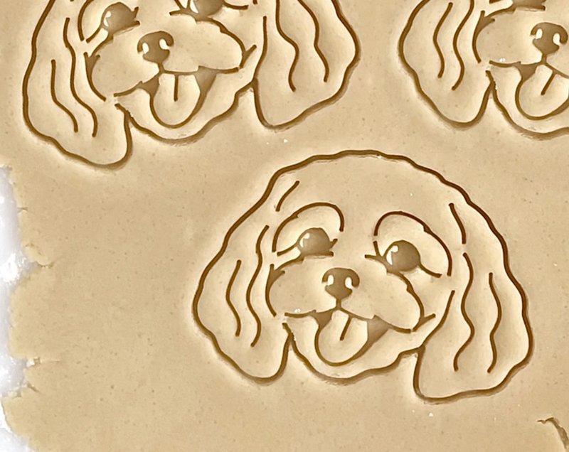 Cavachon Cookie Cutter Dog portrait - 其他 - 塑膠