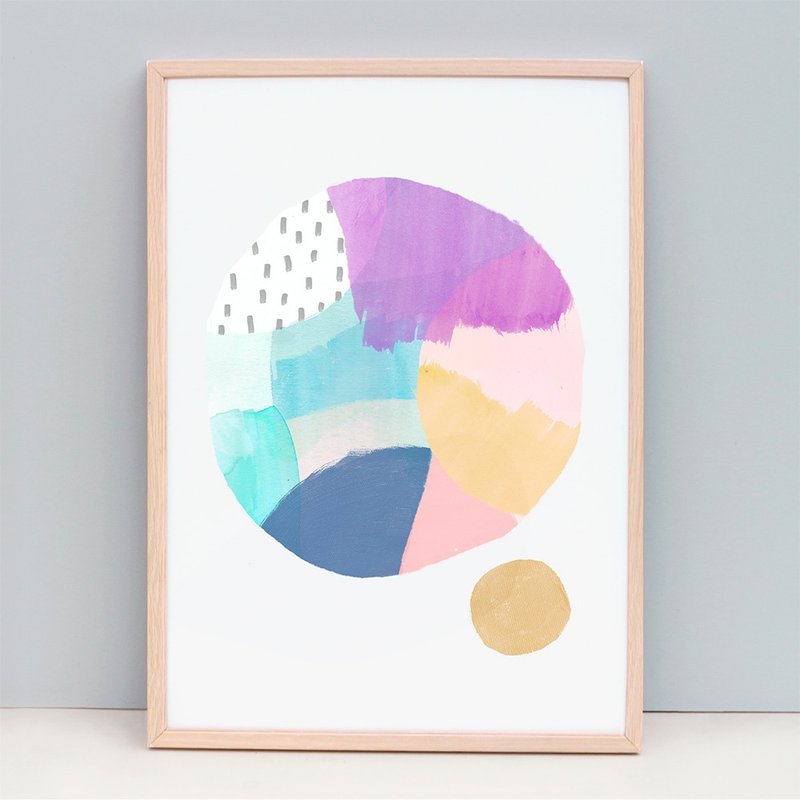 Fine Art Print Contemporary Abstract Art - Prismatic (Unframed)