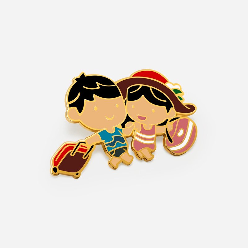 Love is...traveling together - Exclusive Bean It x HJ-Story Collaboration pin