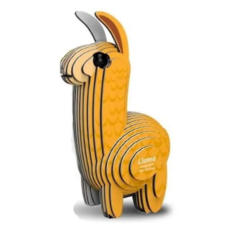 六福村xEUGY DODOLAND 3D紙板拼圖-羊駝 - 拼圖 - 其他材質