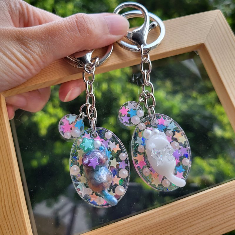 喵糖夢工場系列 星光喵寶珠 - 鑰匙圈/鑰匙包 - 樹脂