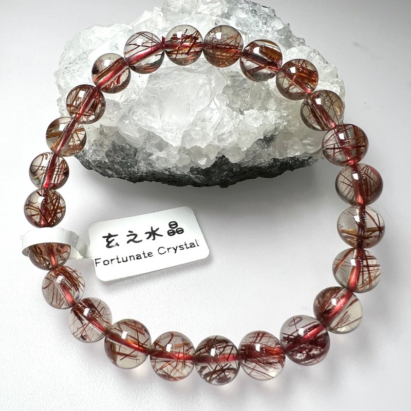 紅髮晶手串 | 水晶 | 水晶手串 | 水晶手鏈 | 水晶手鍊 - 手鍊/手環 - 水晶 紅色