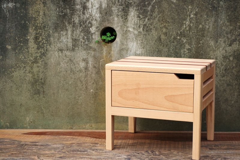 Three and workshop drawer stool