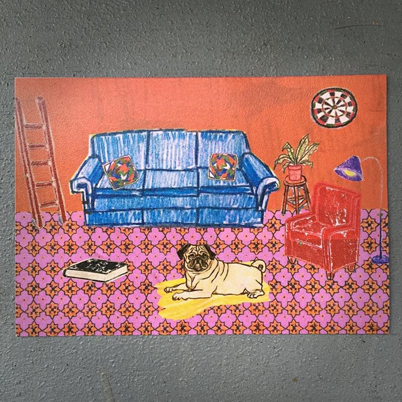 After get off work, Bago's secret life postcard