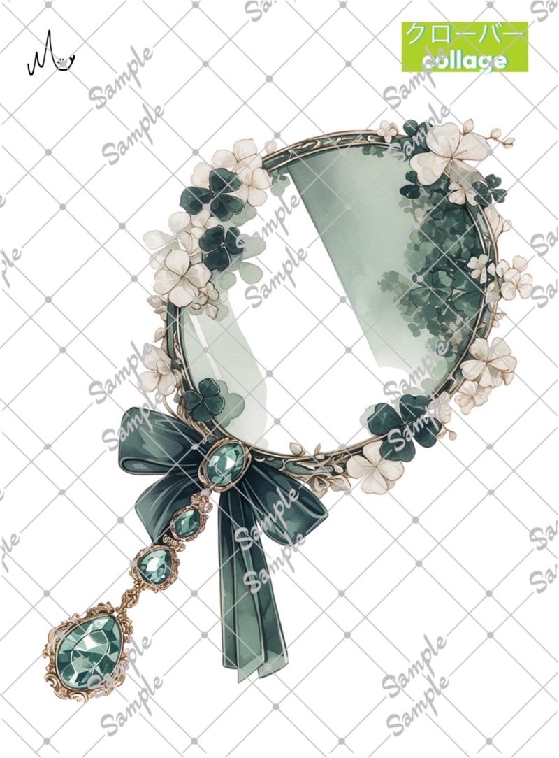 オリジナル装飾ステッカー期間限定クローバーシリーズ10月10日まで - 貼紙 - 紙