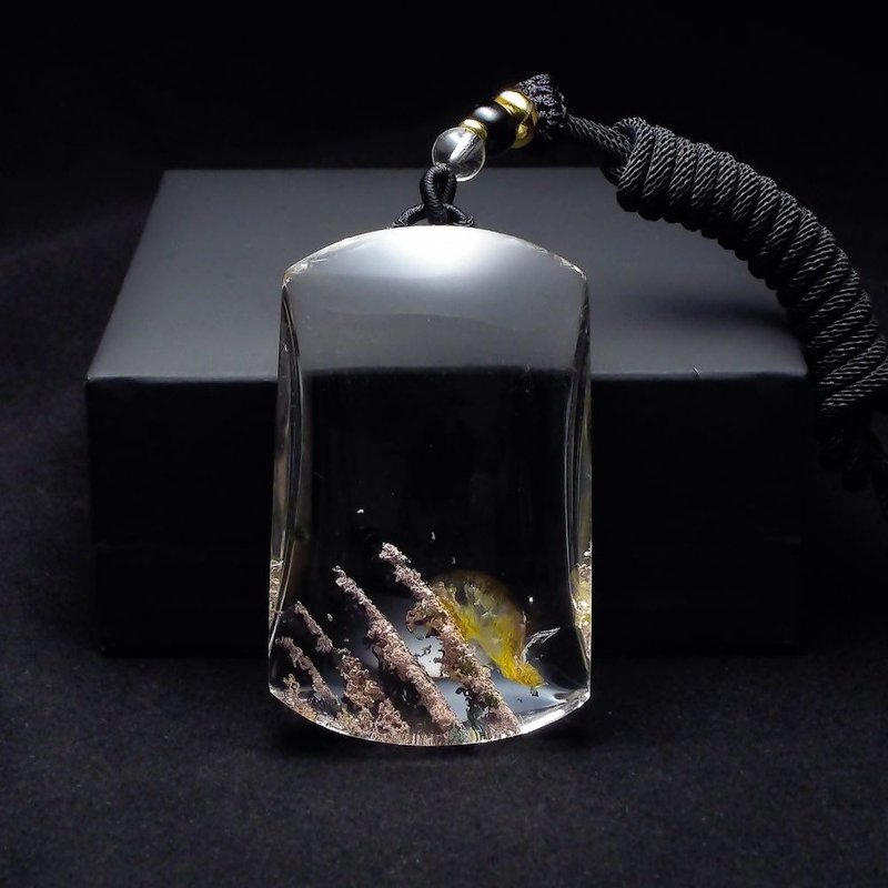 秋曦流光 幽靈花開的時刻 項鍊吊墜 PN0015 - 項鍊 - 水晶