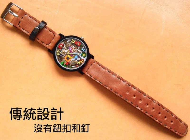 Replace the battery and the traditional strap design