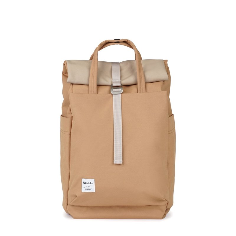 【新色】大容量捲頂書包 KACY 日常隨身背包 (霧卡其/焦糖) - 後背包/背包/書包 - 環保材質 多色