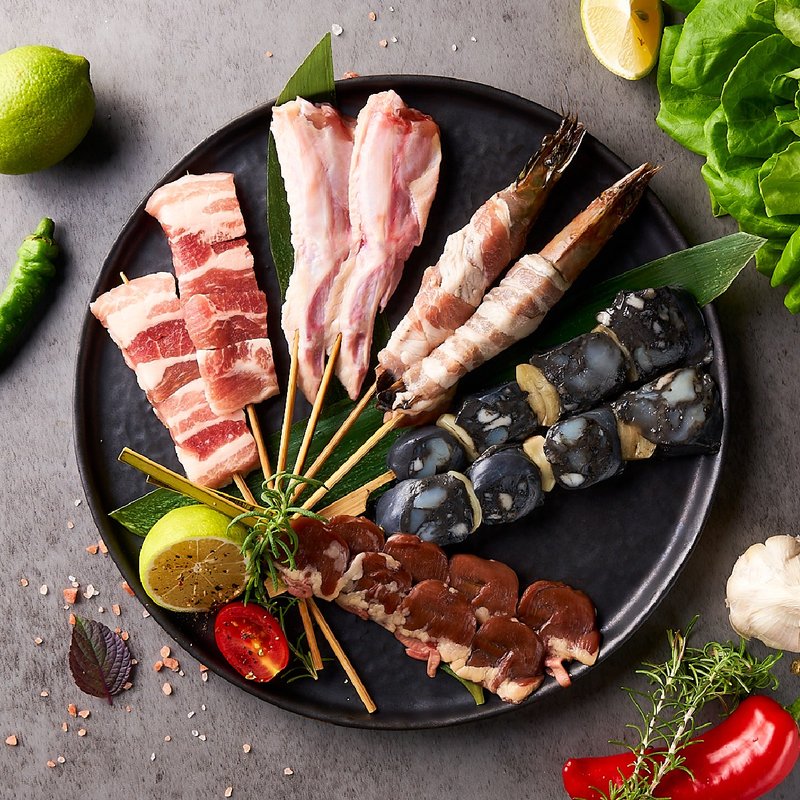 新竹炭火串燒Moibon聯名精選串燒一組 - 其他 - 其他材質