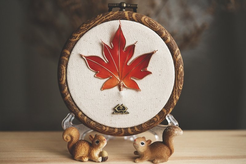 緋染葉間 / 第1章 / 掛畫vs擺件 / 接單訂製 - 擺飾/家飾品 - 樹脂