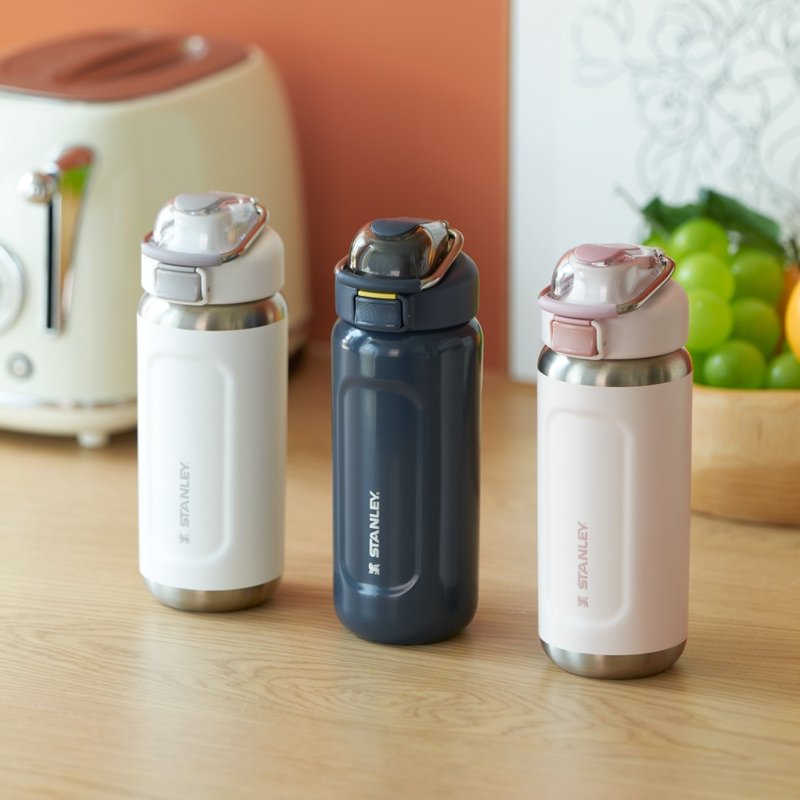 STANLEY 經典系列 彈蓋提環水壺 0.47L / 冰雪白 - 水瓶/水壺 - 不鏽鋼