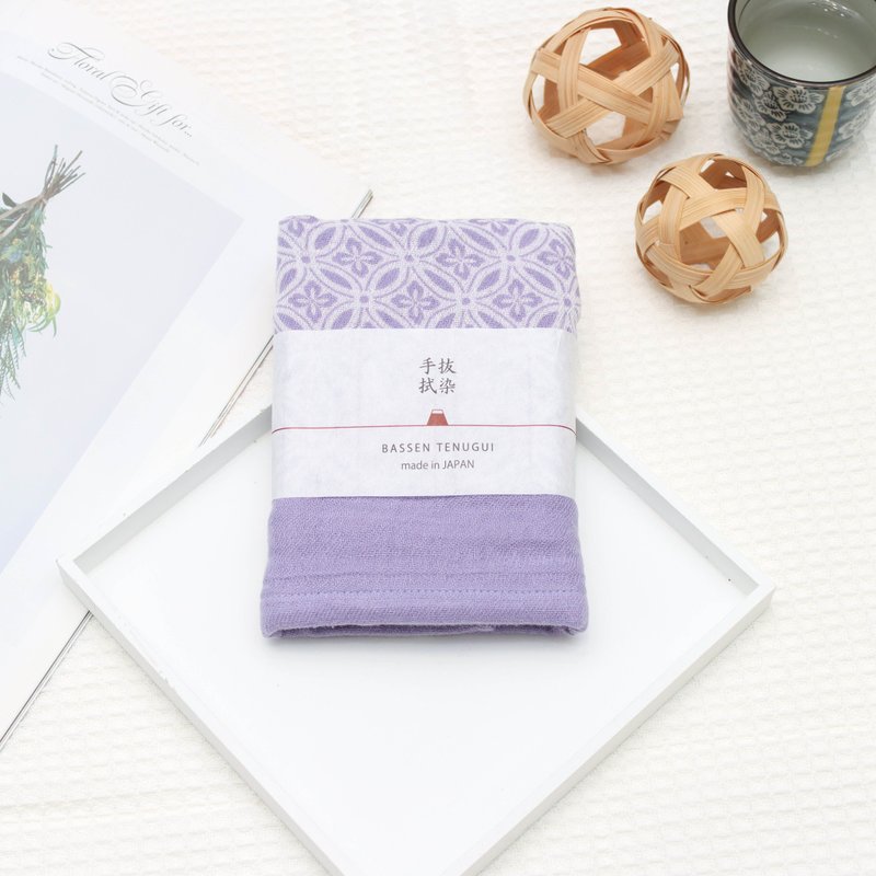 今治拔染三重紗毛巾-花菱七寶 - 毛巾/浴巾 - 棉.麻