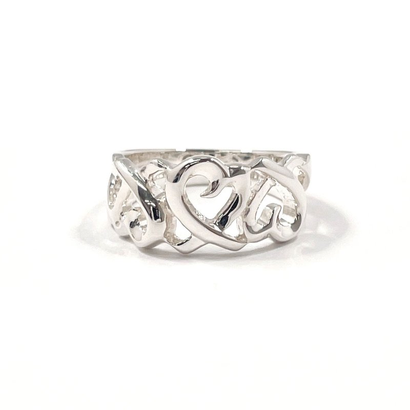 【日本直送 中古美品】9号 ティファニー TIFFANY&Co. リング・指輪 トリプル ラビングハート パロマピカソ シルバー925 - 戒指 - 純銀 銀色