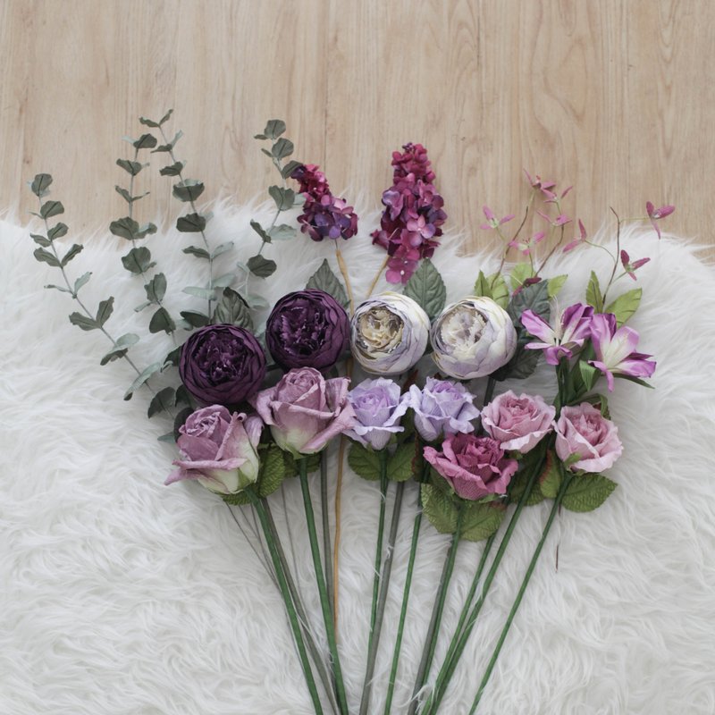 WONDER PURPLE - Medium Posie Rooms for Home Decoration - 香氛/精油/擴香 - 紙 紫色