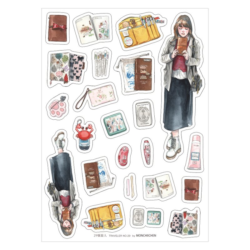 Traveler sticker number 29