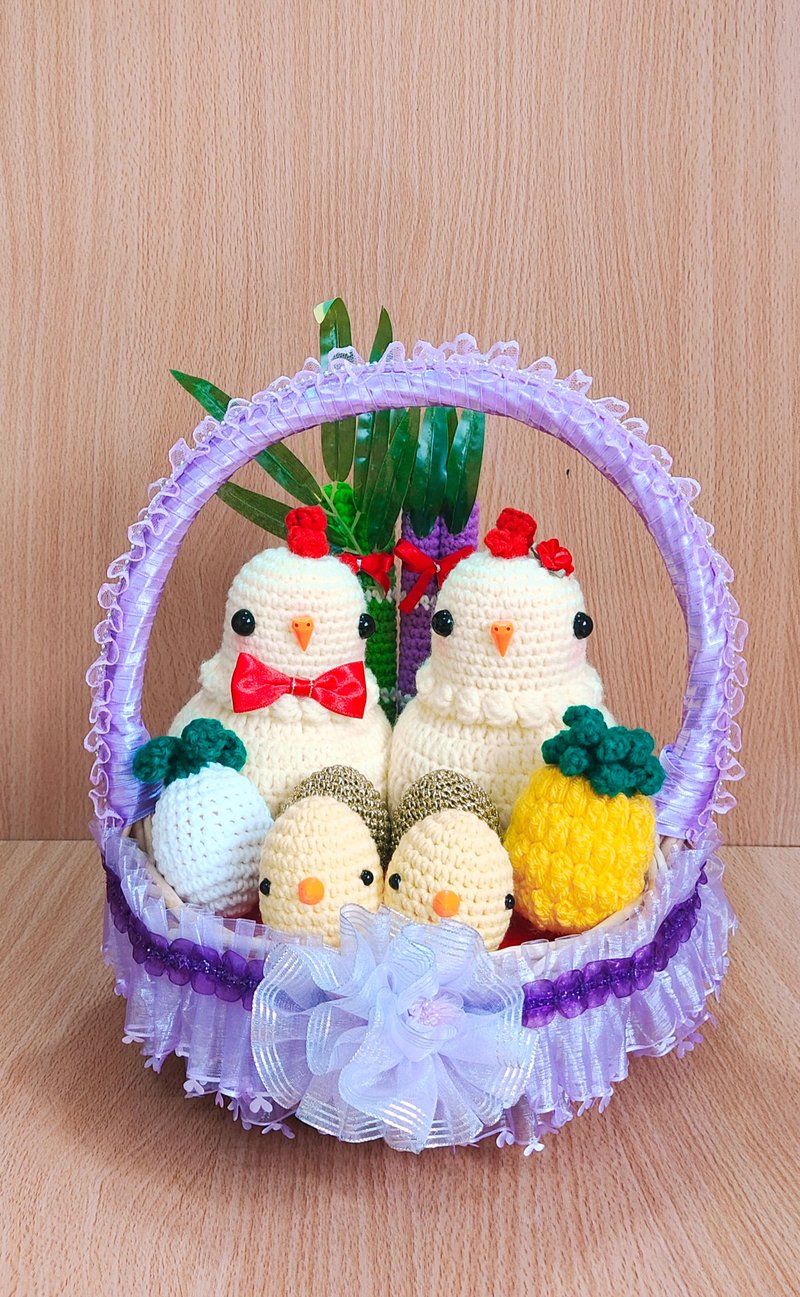 Yarn Wedding Leading Chicken Complete Combination/Purple Series