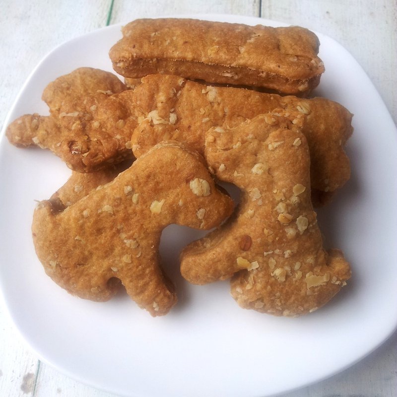 Pet handmade cookies - "oat lamb cake" -60g
