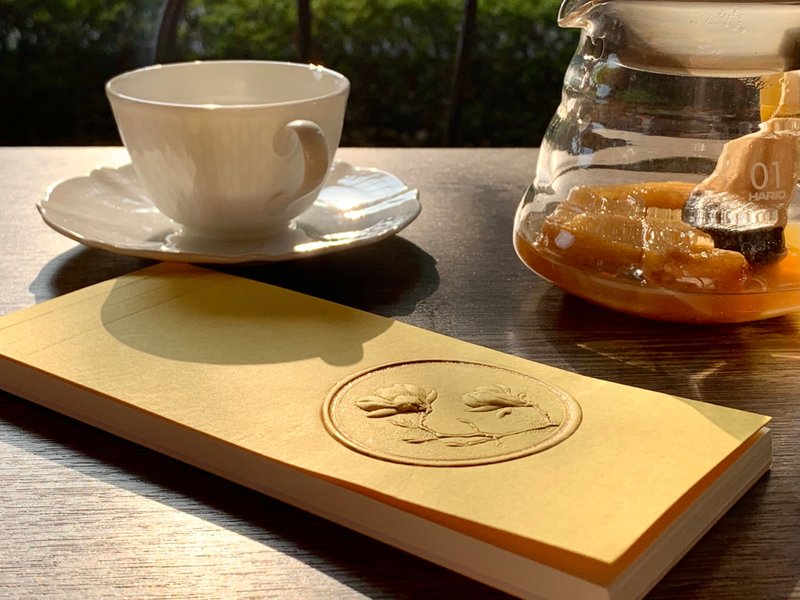 素衣手執本_銀杏黃/盒裝組(花開富貴、年年有餘)手帳、筆記本 - 筆記本/手帳 - 紙 黃色