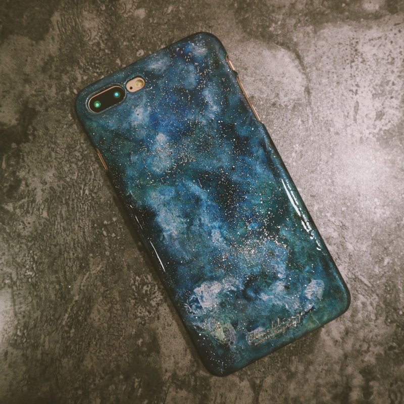 Hello Universe! Series ll Rainy Night ll Hand-painted oil painting phone case