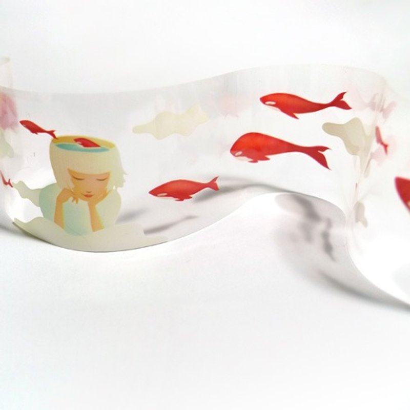 &Cabinet 裝飾膠帶 - Red Whale