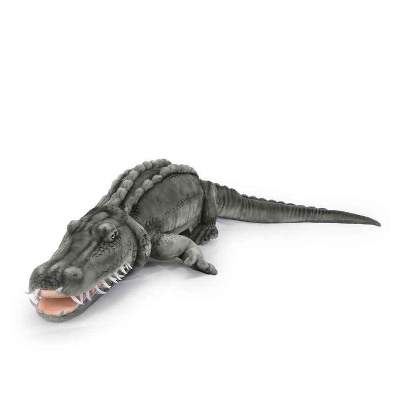 Hansa 5668-灣鱷140公分 - 公仔/玩偶 - 環保材質 灰色