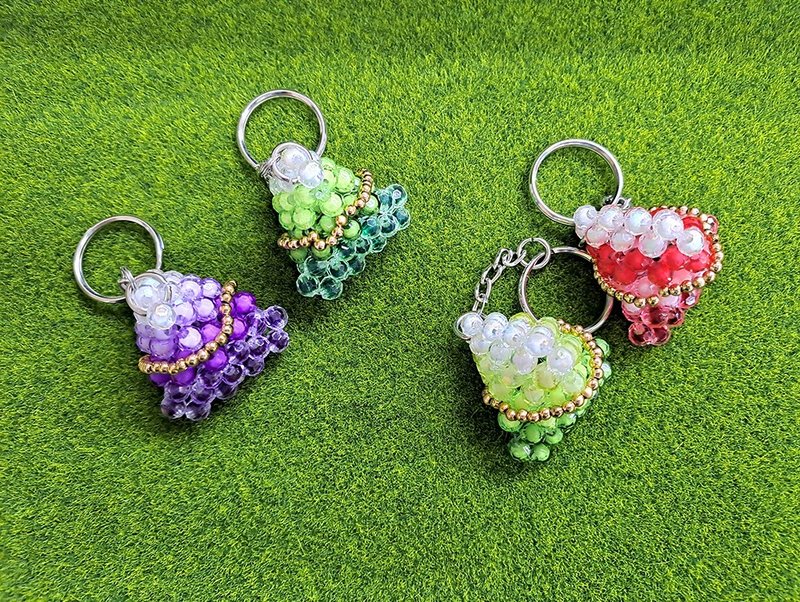 【慈光手作】造型串珠吊飾-好運粽 - 吊飾/掛飾 - 壓克力 綠色