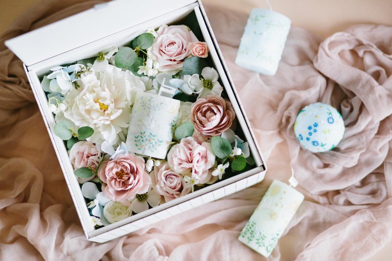Overseas high quality silk flower box