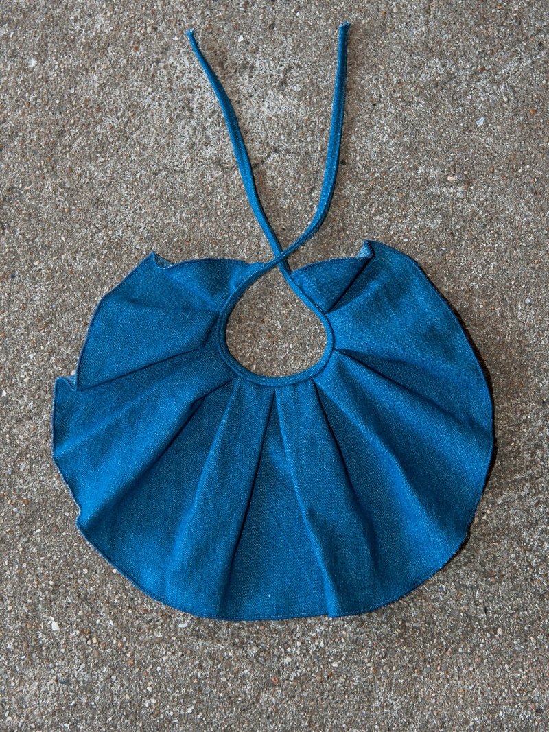 Waved Collar in Denim