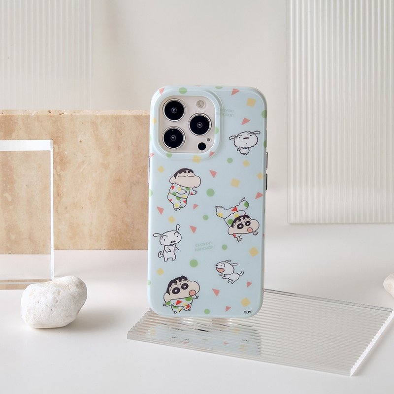 蠟筆小新睡衣碎花防摔iPhone手機殼 - 手機殼/手機套 - 塑膠 多色