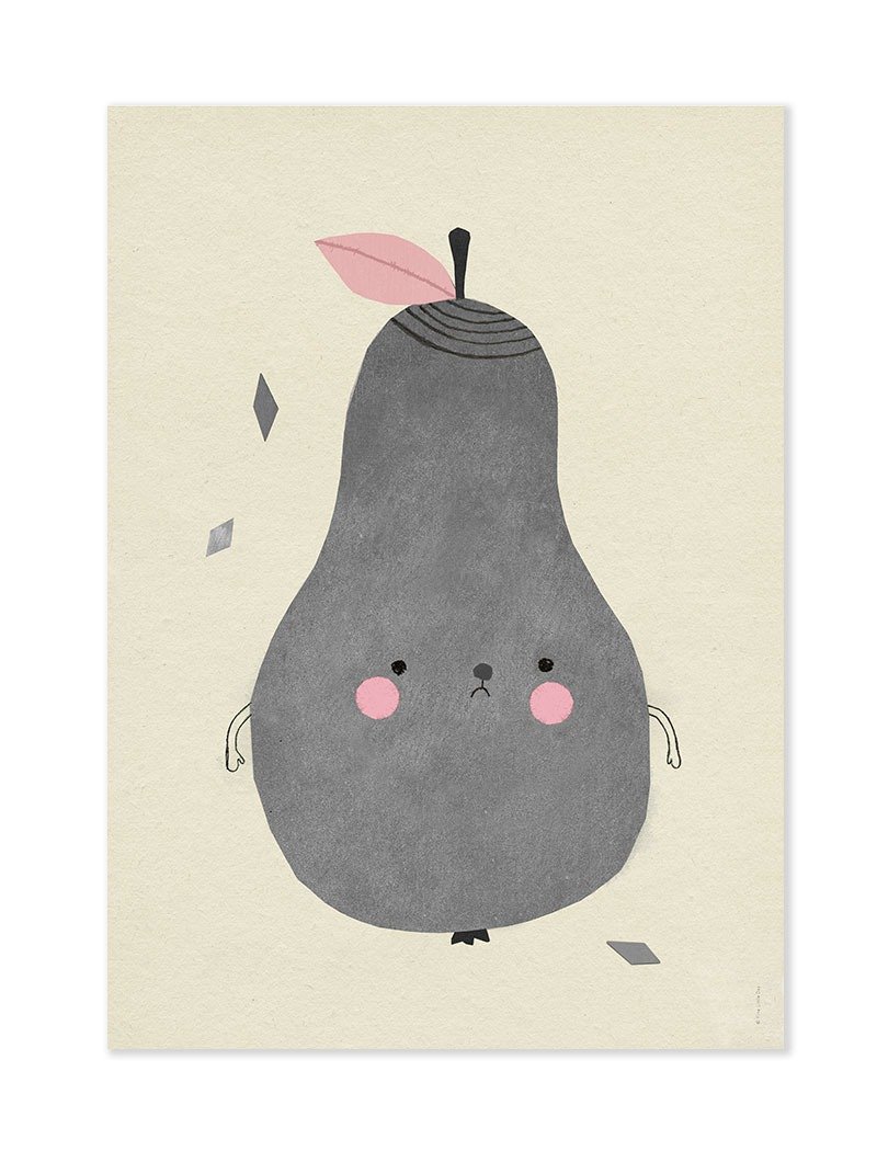 北歐設計師款 - 海報 PIRUM PARUM POSTER - 海報/掛畫/掛布 - 紙 灰色