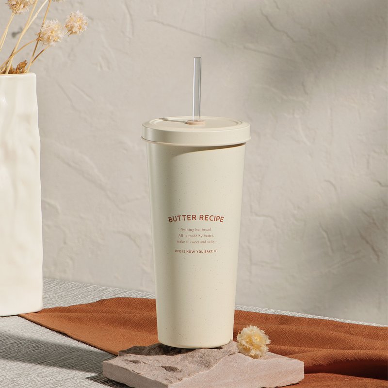 My Little Moments CollectionStainless Steel Straw Cup 710mlButter