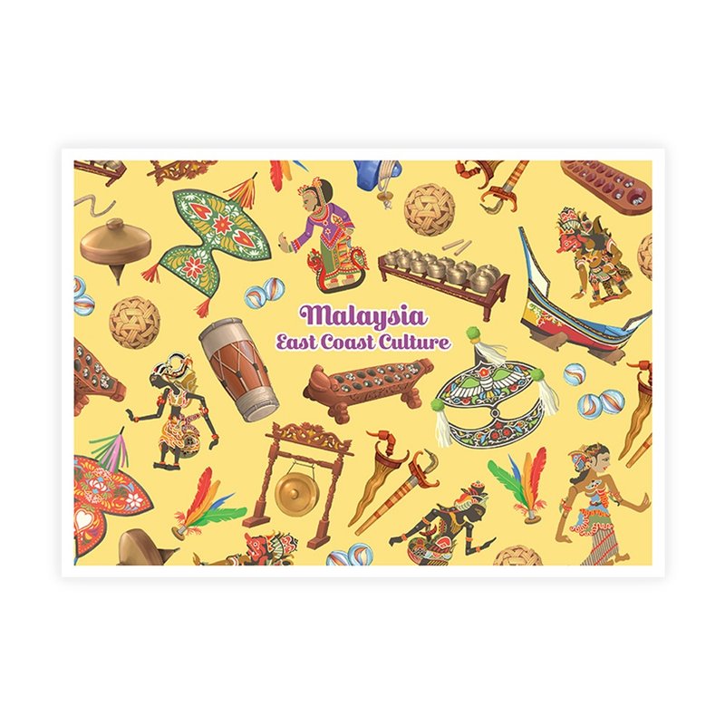 East Coast Culture Postcard