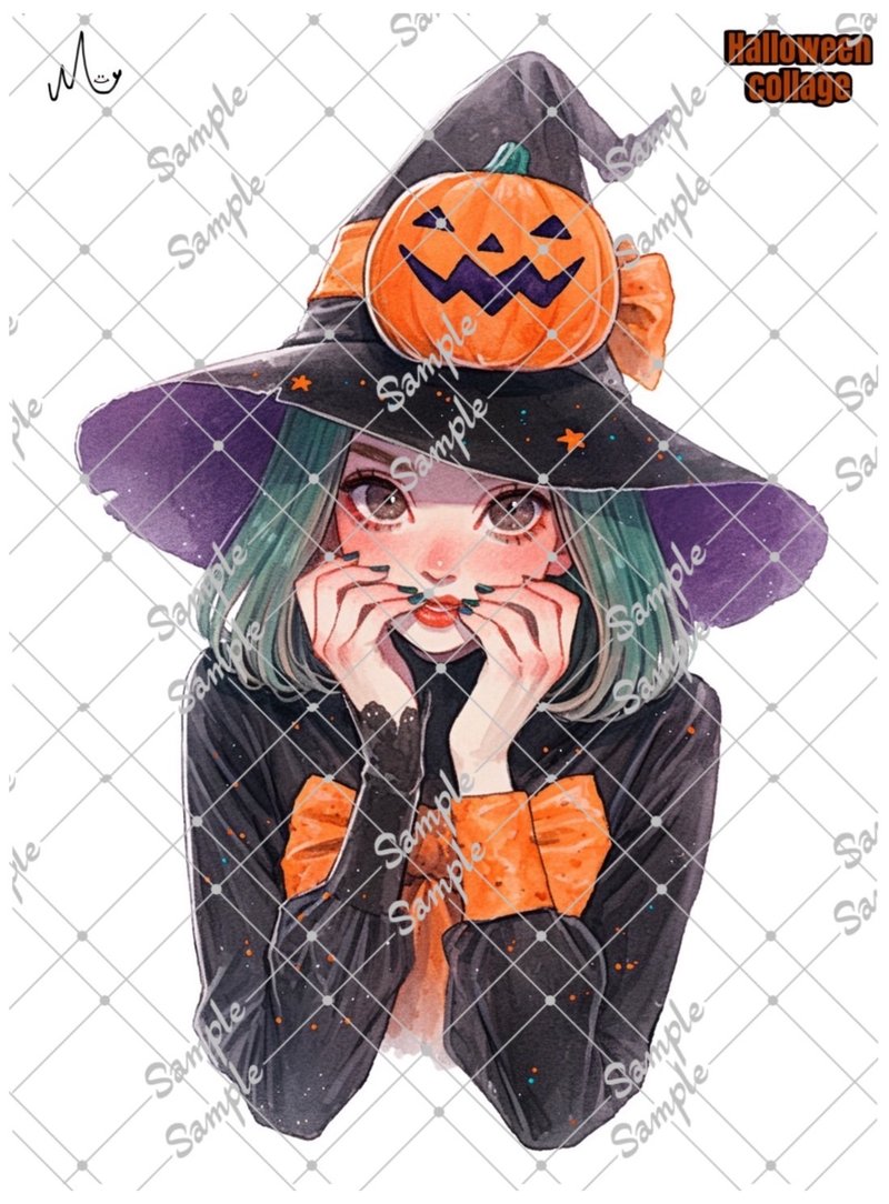 オリジナルステッカーHalloweenシリーズ期間限定10月10日-11月10日まで - 貼紙 - 紙