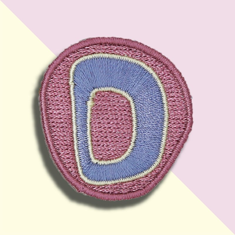 Childlike Embroidery Sticker-D