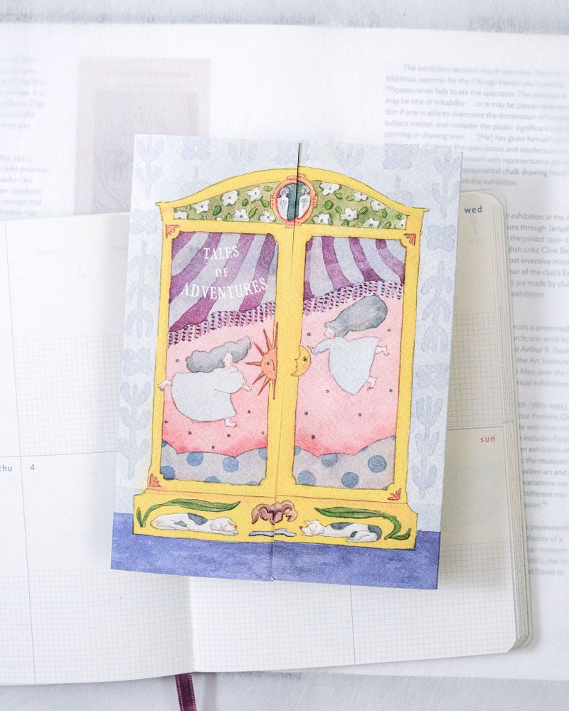 奇幻衣櫥 - 貼紙 | 女孩貼紙-手帳素材-插畫紙貼紙 - 貼紙 - 紙 紫色